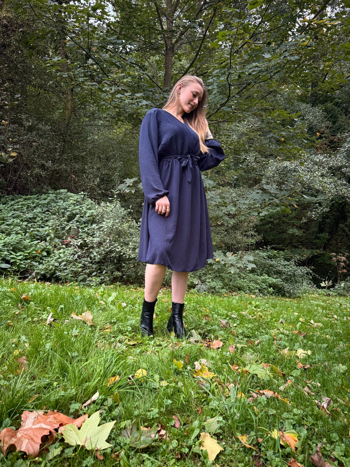 Robe mi-longue