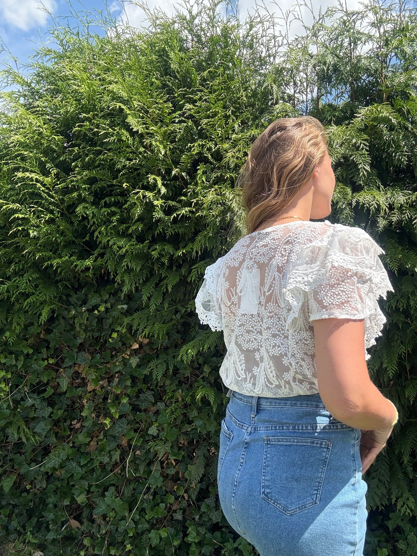 Blouse bohème blanche