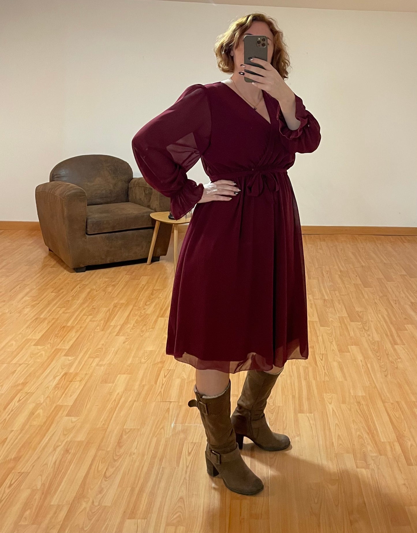 Robe bordeaux