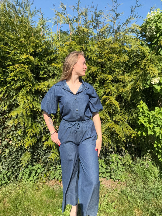 Ensemble effet jeans