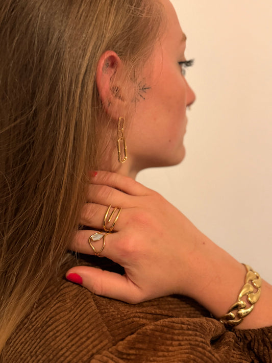 Bague Perle couleur Nacré