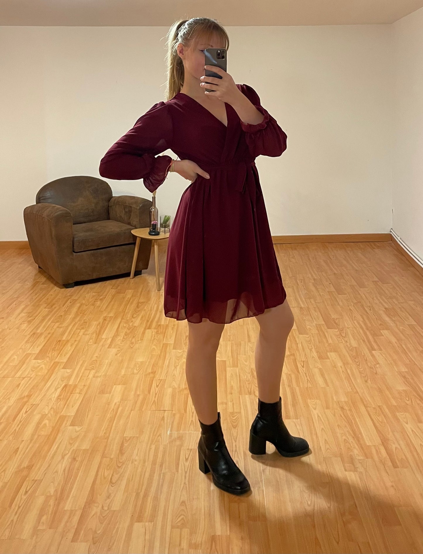 Robe bordeaux